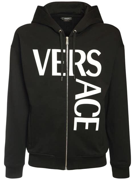 versace hodie|Versace zip up hoodie.